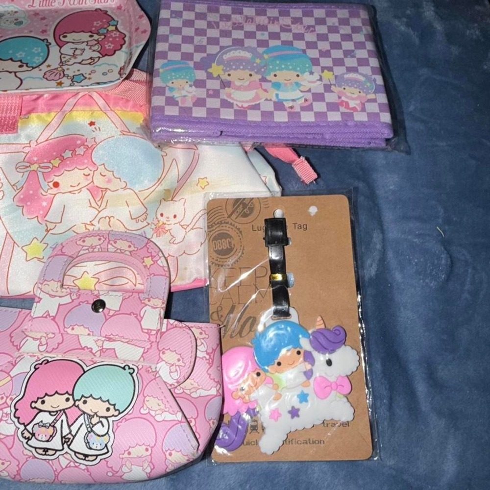 Sanrio Little Twin Stars pink luggage set - Picture 3 of 6